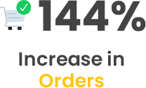 Increase in Orders