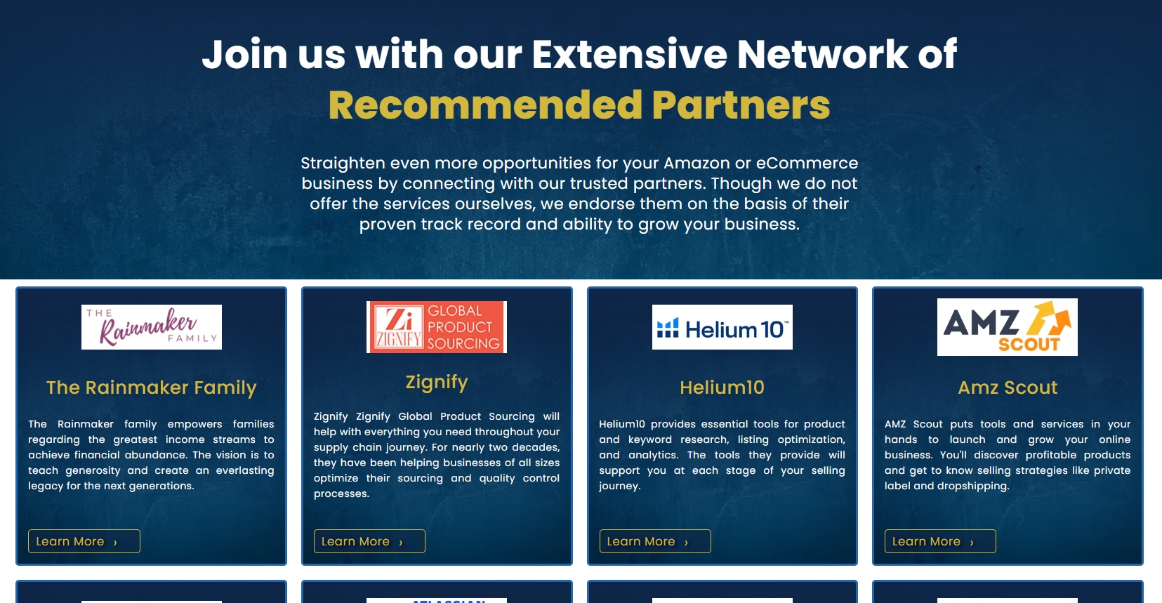 Recomended partners