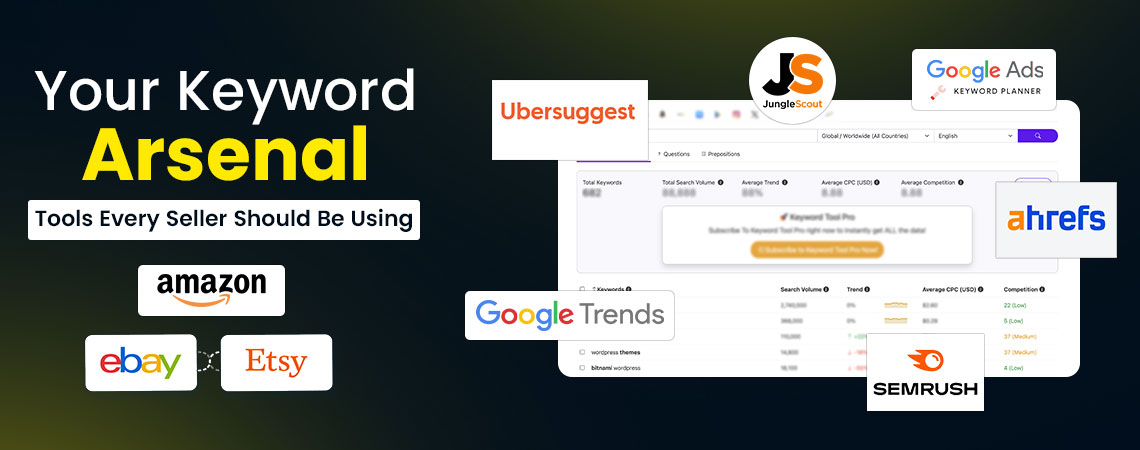 Keyword Arsenal Tools Every Seller Should be Using