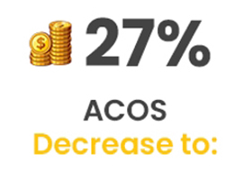 Decrease in ACOS
