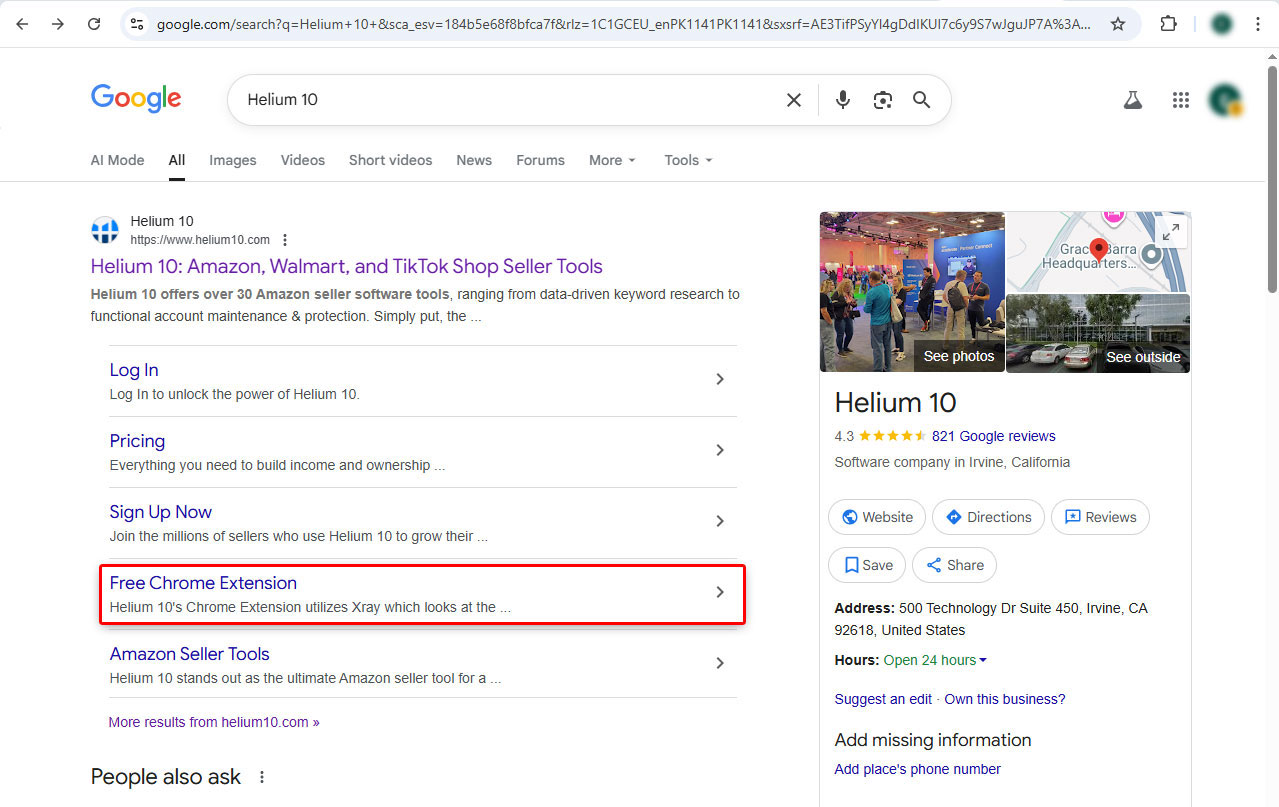 Search for Helium 10