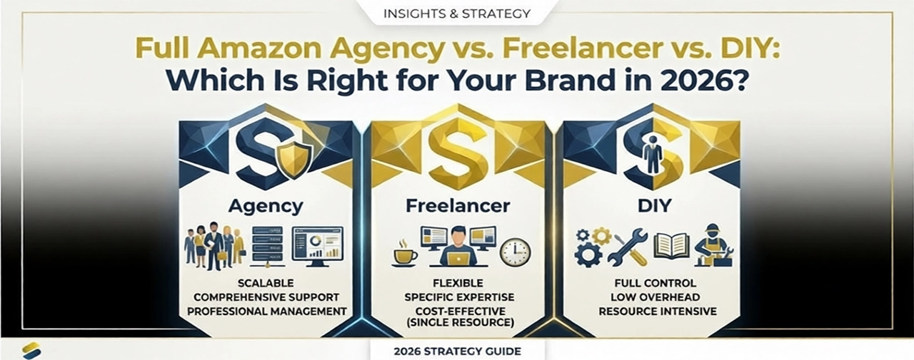 Full Amazon Agency vs. Freelancer vs. DIY Which Is Right for Your Brand in 2026