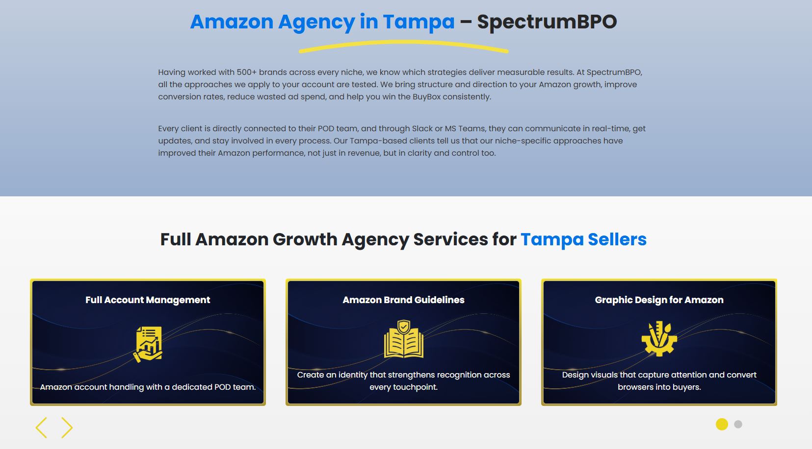 Amazon Agency in Tampa