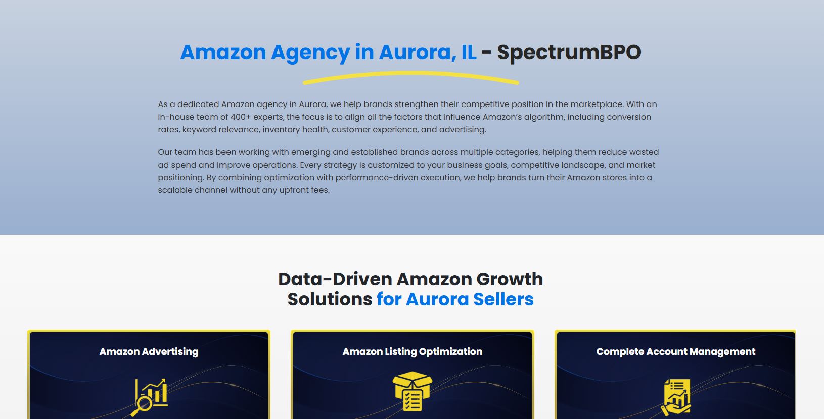 Amazon Agency in Aurora, IL