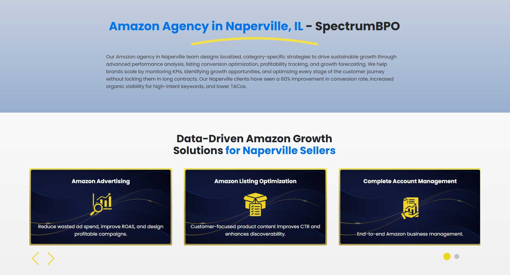 Amazon Agency in Naperville, IL