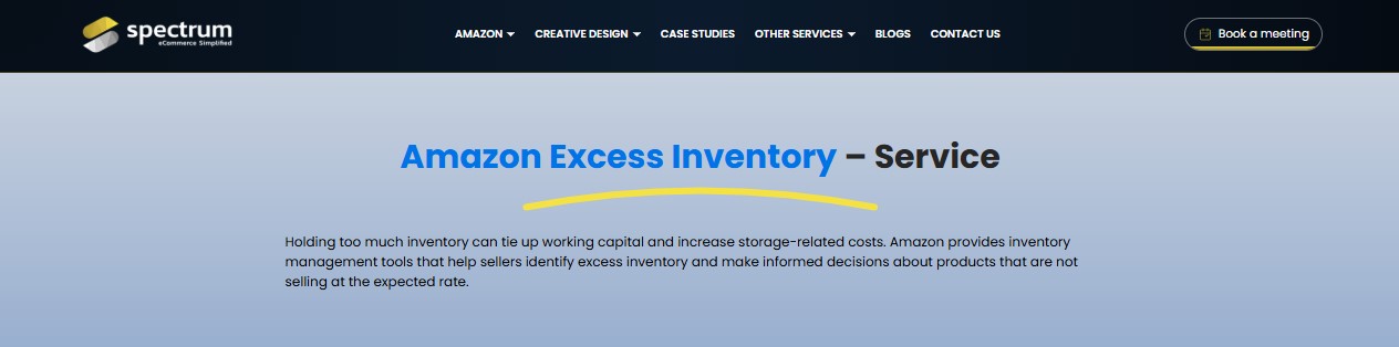Amazon Excess Inventory Service
