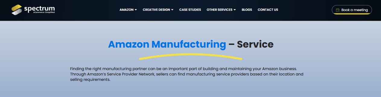 Amazon Manufacturing Service